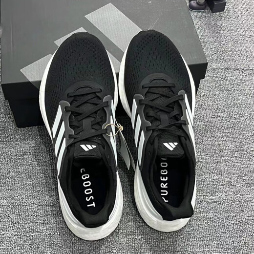 Zapatos para hombres adidas zapatos para correr 25 amortiguación de primavera anti-slip light y cómoda zapatos deportivos malla transpirable zapatos casuales if4839 if4839/blanco y blanco 36.5
