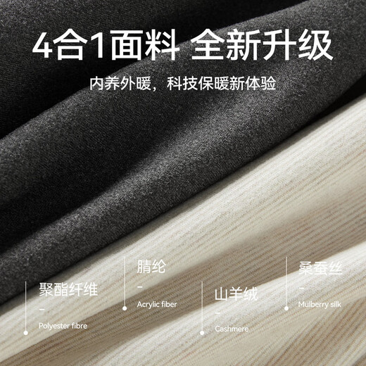 猫人男士保暖背心男【蚕丝羊毛德绒发热】秋冬无痕上衣打底内穿25新款