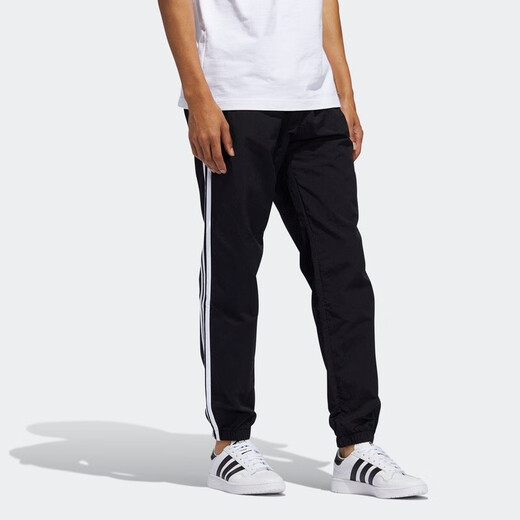 阿迪达斯（adidas） 三叶草男子新款运动裤跑步透气梭织长裤 FM1536 M