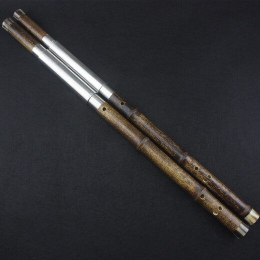 Sangluo Double-tube Bawu Yunnan Sangluo Zizhu débutant jouant à large gamme Instrument de soufflage horizontal C Tune G /