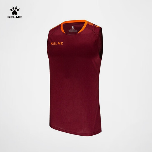 Kelme / Karme Football Training Vest Men de course sportif personnalisé Chanding 3891061 Bourgogne XL