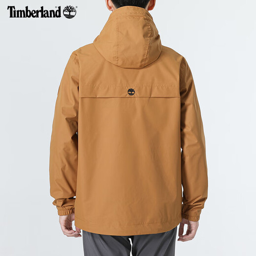 Timberland添柏岚冲锋衣男秋冬户外徒步登山外套防风工装连帽硬壳夹克A695W A695WP47/小麦色/新款刺绣标 XS/165