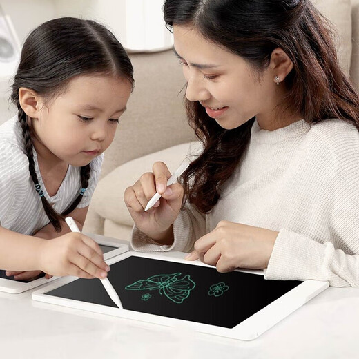Xiaomi (MI) Pizarra pequeña LCD Tablero de dibujo para niños de 13,5 pulgadas, cálculo de escritura, bloc de escritura electrónico, pintura y graffiti, notas ultra claras, nanómetro de absorción magnética Xiaomi (MI) Pizarra pequeña LCD de 13,5 pulgadas