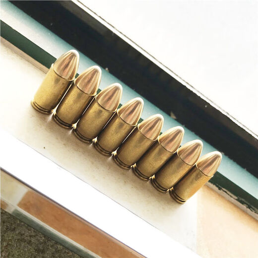 淘老板子弹壳工艺品95真弹壳模型桌面摆件装饰81老兵收藏战友礼品 64黄铜模型3颗