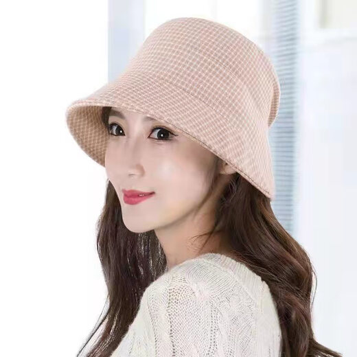 
Fangchi Autumn and Winter Female Fisherman Hat Mom Hat Autumn New Women's Autumn All-Match Fashion Top Hat Women's Winter Middle-aged and Elderly Women's Trendy and Fashionable Basin Hat Spring and Autumn DYM-831 Black Adjustable (55-59cm)