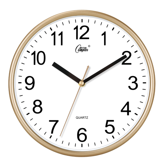 Compas wall clock living room 2025 simple office calendar clock quartz clock wall clock 3221 black and white