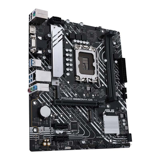 英特尔（Intel）12代酷睿CPU 华硕600主板CPU套装 板u套装 华硕PRIME B660M-K D4 i3-12100 盒装