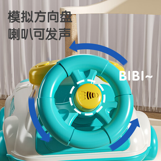 欣格儿童电话机玩具婴儿幼儿早教多功能仿真座机宝宝汽车周岁生日礼物