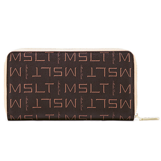 MashaLanti wallet women's long clutch bag fashionable multi-card slot money ticket holder card bag coin purse K1221 apricot