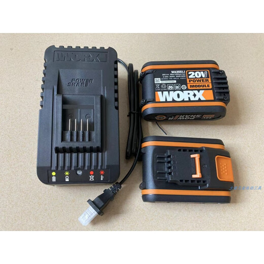 Paquete de batería de litio de Worx original de 20V 20V WA3551 WA3553 Naranja WA3880 Cargador WA388020V Cargador