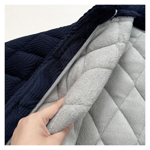 Suiyue Pyjamas Herren Winter eingedickt und samter dreischichtige Baumwollkorallen-Samtflanellanzug mittleren Alters und ältere Hauskleidung Daddy Anzug N9930 Blau M Milch Velvet verbessert verdickte 2xl Code (140-165 Jin [Jin gleich 0,5 kg])