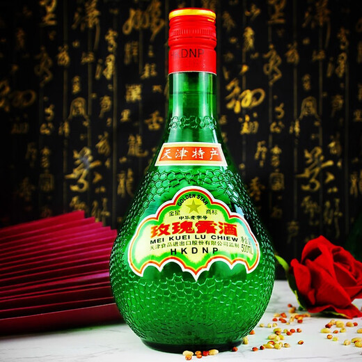 金星牌义聚永记天津玫瑰露酒54度高度纯粮食特产名酒中国香港地区有售 54度 250mL 1瓶 【无礼袋】