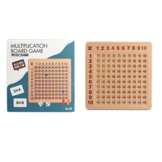 Karui Shark Magnetic 99 Operación de multiplicación Malette Tabla de educación temprana para niños 99 Tabla de multiplicación Juego de estudiantes de la escuela primaria Juego de alumnos de enseñanza Ayuda Magnética