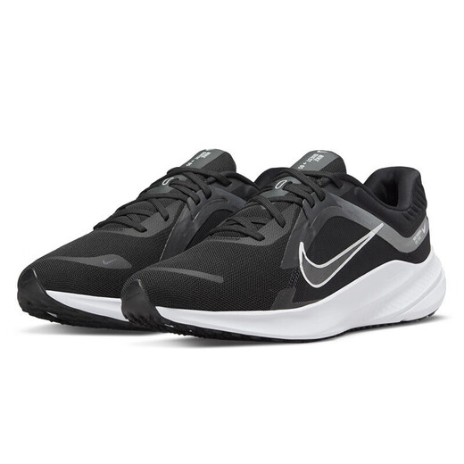 耐克（NIKE）休闲鞋男鞋2025新款夏季运动鞋QUEST 4轻便减震跑步鞋DA1105 DD0204-001黑色金属银 39