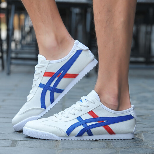 
Huili Four Seasons Onitum Forrest Gump Putian boys canvas shoes for men’s shoes for summer breathable tiger sole board shoes sports and casual trendy shoes beige lazy style cloth 41