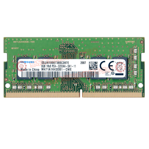 Samsung (SAMSUNG) original DDR4 PC4 fourth generation notebook all-in-one computer memory stick is suitable for Lenovo Savior, Dell Inspiron, ASUS Tianxuan, HP, Xiaomi, Huawei and other DDR4 3200 8G notebook memory sticks.