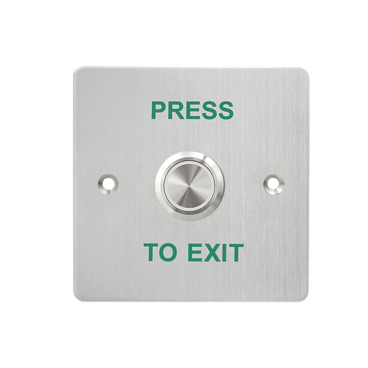 Sanqihu outdoor waterproof access control switch panel self-reset 86 type door button narrow long column door opening button rainproof long strip + bottom box Z3519D2W (size 90