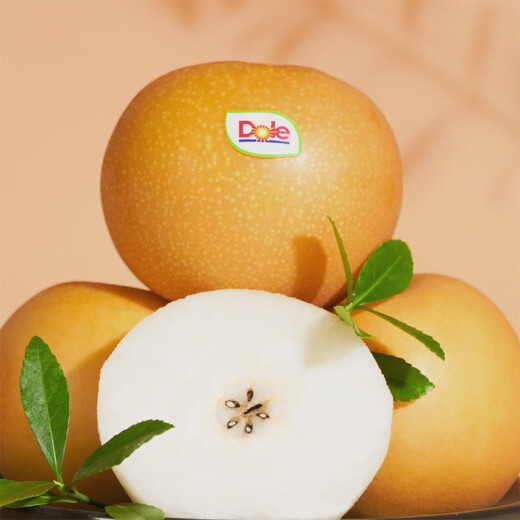 Dole mutton fat autumn pear color as mutton fat and moist as white jade 1.45kg 6 single fruits 230g + small gift box