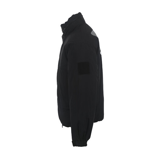 安普里奥·阿玛尼（Emporio Armani）纯色简约后背印花立领宽松男士短款羽绒服6R1B681NDAZ 黑色 52 (XL)