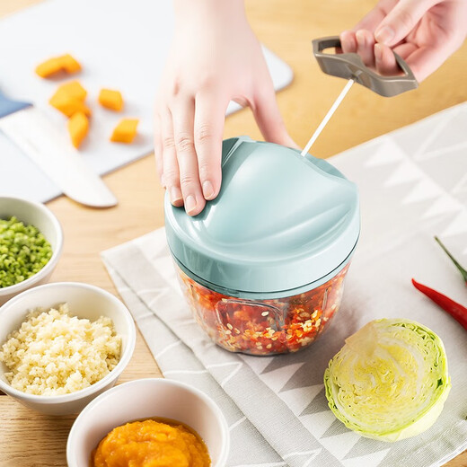 SUPOR household hand-pulled garlic artifact chili pepper pounded garlic stirred minced ginger garlic minced garlic vegetable cutter cooking machine food supplement machine 400ML KG40AB10