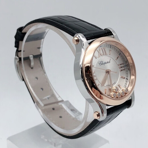Second-hand 99 new Chopard women's watch Happy 5 diamond series 30/36mm dial automatic mechanical wrist watch with diamonds on the back Second-hand luxury goods recycling 30 diameter Happy diamond