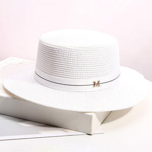 Fangchi Sun Hat Perle Plat Top Paille Girl Girl Elegant Spring and Summer Travel Sun Protection Sun Foot Fashion Summer Polvyle Repre