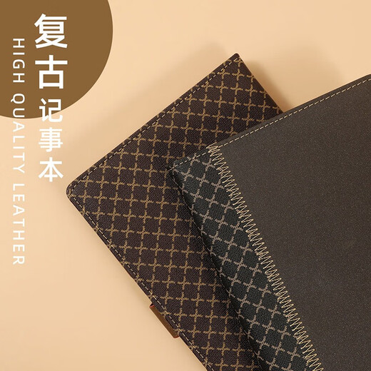 
Heeton 828 Thickened B5 Hard Cropped Notepad Small Portable Book with Customized LogoA5 Business Office Stationery Notebook Retro Buckled Diary A6 Small Book Black