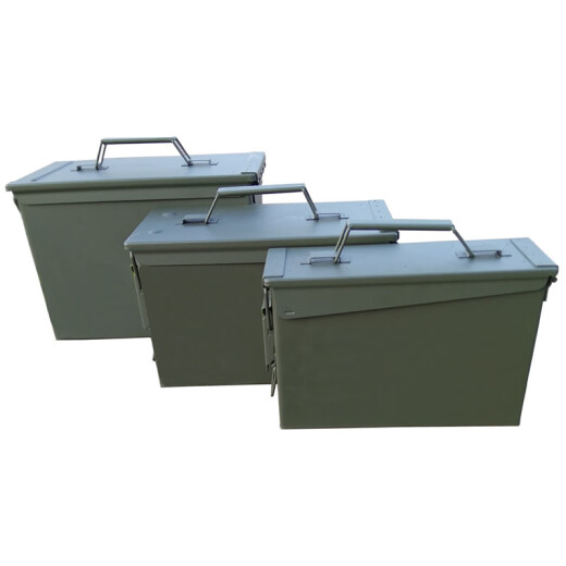 Batería de litio de avión Modelo Caja de herramientas a prueba de explosiones Herramienta Implaz de agua Seguro de almacenamiento de agua de fuego Portable Caja de hierro de hierro Q1SN9766 Batería de litio pequeña (Ejército Verde)