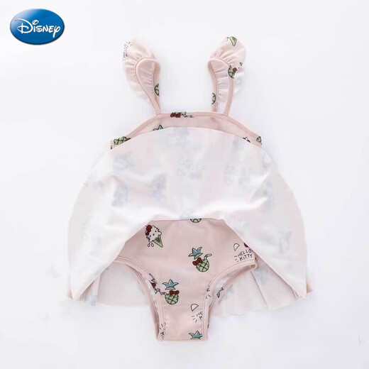 Disney children's swimsuit girls girls swimsuit baby cute girls bikini set baby split small, medium and large children triangle one-piece swimsuit 120