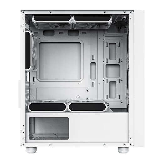 Patriot V18 computer desktop mainframe MATX chassis acrylic multi-mesh strong heat dissipation and beautiful appearance supports 240 water cooling V18 white (front mesh/MATX motherboard/graphics card 32CM)