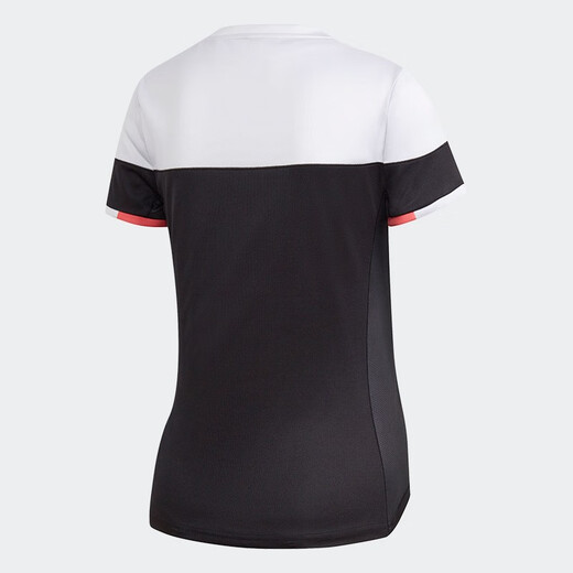 阿迪达斯（adidas） 短袖速干休闲运动训练羽毛球网球乒乓球吸汗透气运动T恤FT9715 黑白色FT9716 M
