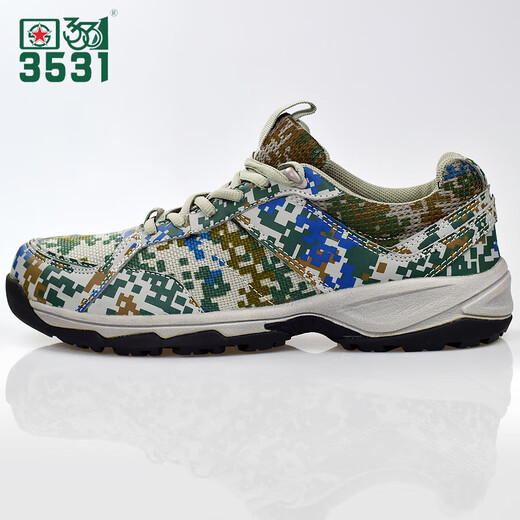 
3531 new style camouflage liberating shoes spring and summer military training physical training shoes ultra-light running shoes labor protection rubber shoes camouflage shoes 3531 07 camouflage 42