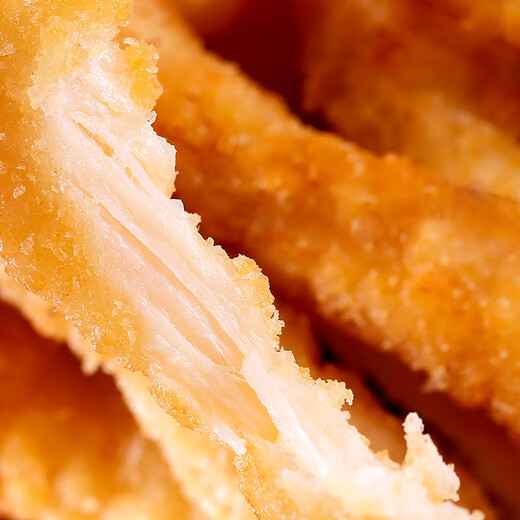 Huadu Food Golden Chicken Fillet 2Jin Jin equals 0.5kg/bag frozen boneless chicken fillet air fryer fried snack food powdered chicken breast