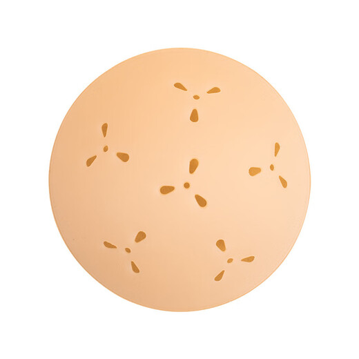 Glimmer Sommer atmungsaktives Brustpflaster, Anti-Bump, unsichtbares, ultradünnes Brustwarzenpflaster, festes Silikon-Latex-Patch, unsichtbar, hautfarben, rund, atmungsaktiv, + Blisterbox