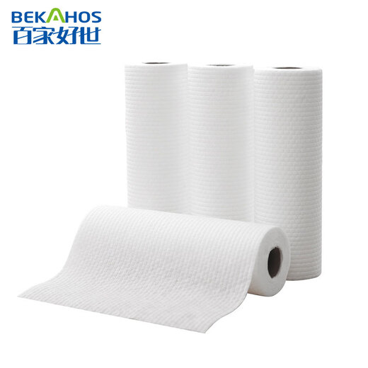 Baijiahaoshi disposable dishwashing cloth 24*25cm 200 pieces lazy absorbent rag scouring pad household cleaning kitchen paper