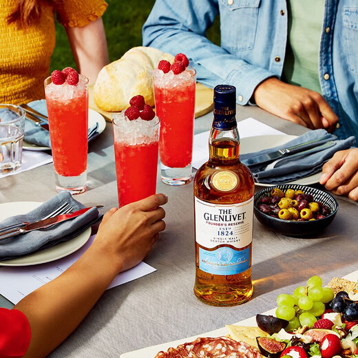 格兰威特创始人 苏格兰单一麦芽威士忌 节庆商务送礼 礼盒装入门洋酒700ml 创始人裸瓶700ml