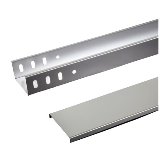 Gobase galvanized cable tray trough type straight-through cable weak current wiring tray (2 meters / root) trough type straight-through 400*300*1.5*1.0