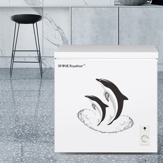 Royalstar small freezer household small frozen fresh-keeping mini refrigerated commercial horizontal freezer single-use breast milk storage cabinet energy saving first-level energy saving nationwide joint warranty single temperature 158L