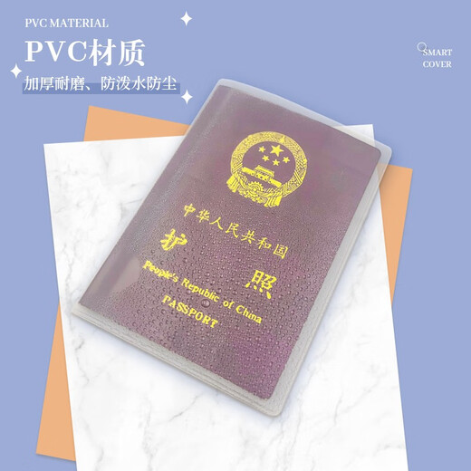 fancyfree透明磨砂护照保护套出差出国男女士旅行装备 磨砂款-库房发货