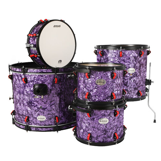 Jinbao Dream Chaser-Serie JBPVM-18-Drum für Kinder Anfänger Jazz Drum Western Percussion Instrument 5 Schlagzeug 4 Cymbols Purple Dream Chaser