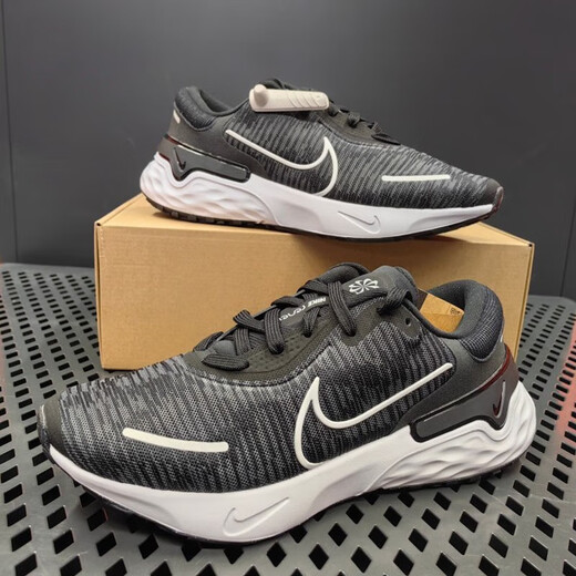 耐克（NIKE）跑步鞋男鞋2025夏季新款运动鞋Renew Run 4缓震休闲鞋DR2677-002 DR2677-002黑白配色 43
