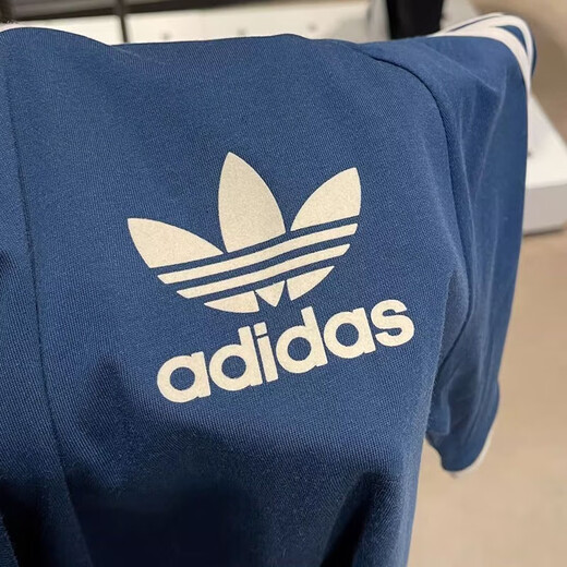 阿迪达斯 （adidas）三叶草短袖男装2025夏季新款运动服半袖时尚休闲透气棉质圆领T恤 HL9275蓝色 S