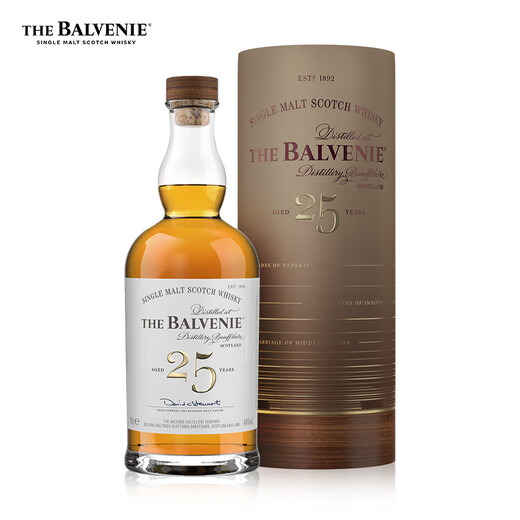 苏格兰百富（The Balvenie）珍稀融合系列25年 苏格兰单一麦芽威士忌 洋酒礼盒700ml