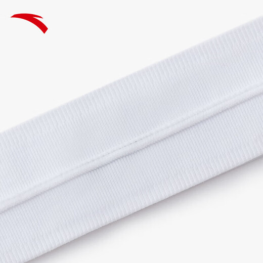 ANTA headband for men and women in winter running non-slip lightweight breathable sweat-absorbent sweatband sports headband Pilates headband scarf high elasticity soft white-2