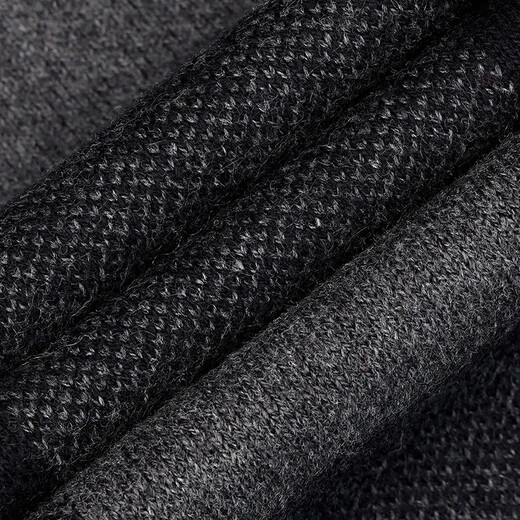 Woodpecker men's scarf winter warm thickened high-end cashmere scarf men's winter Korean version new birthday gift gift box ZMN-6768 gray