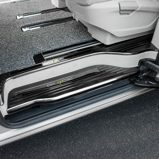 Dai'an Buick GL8 Welcome Pedale New GL8ES Luzun 653T Schwellenholz Strip Onshore Business Class 652T Pedal Dekoration Avia Modifikation 25S Nutzfahrzeug/28T Nutzfahrzeug/652 Onshore [Titanium Silber] [Originalauto hat keine Begrüßungslichter]