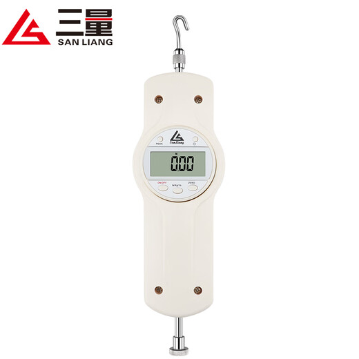 Three-quantity digital display push-pull force meter pointer pull force tester pressure gauge testing machine spring dynamometer JDI16 digital display SF-500N (50kg)