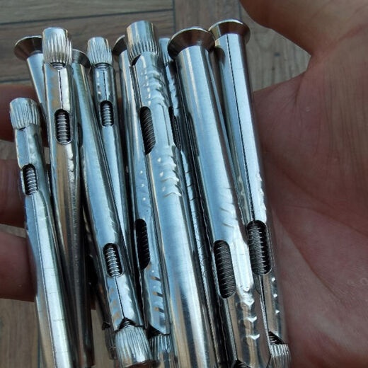 JPHZNB Stainless Steel Internal Expansion Screw Cross Countersunk Head Exploding Screw Top Exploding Screw Breaking Bridge Aluminum Doors and Windows Top Exploding Screw M6*100 (full length 90mm) 10 pieces