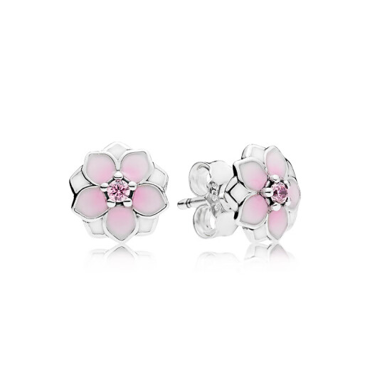 PANDORA [Chinese Valentine's Day Gift] Magnolia 925 Silver Small, Simple and Fashionable Gift for Your Girlfriend