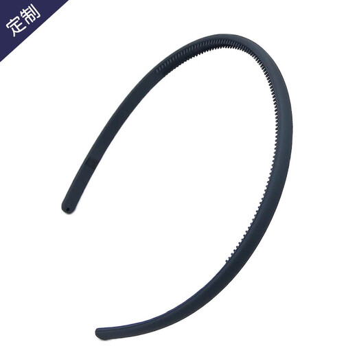 AiChoice frosted toothed hairband Korean temperament non-slip hairpin face wash running yoga headband clip wide-brimmed headwear wide-brimmed black